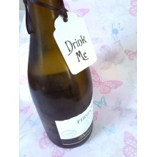 'Drink Me" vintage chic tags x4